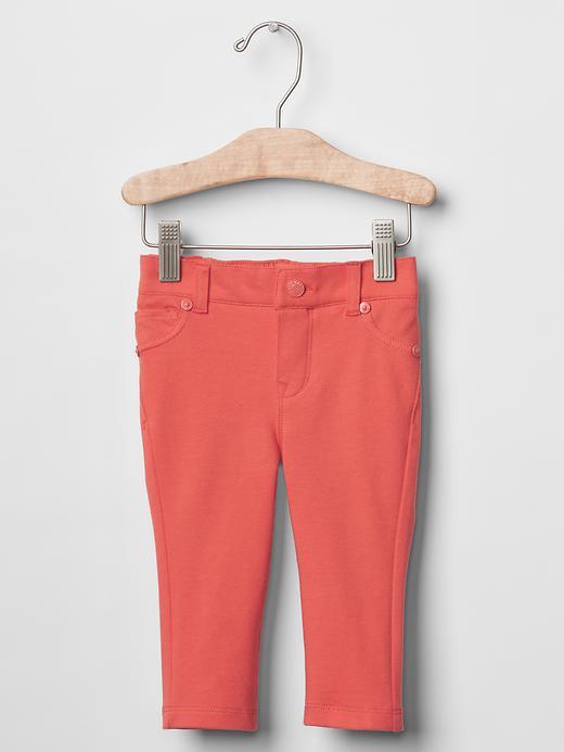 Gap Five Pocket Knit Pants - Fire Coral