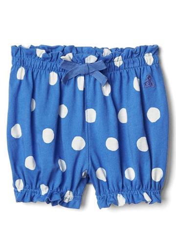 Gap Print Bubble Shorts - Belle Blue