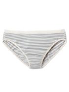 Gap Women Stretch Cotton High Cut Bikini - Basic Stripe Light Pink