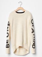 Gap Gapkids X Ed Statement Sweater - French Vanilla