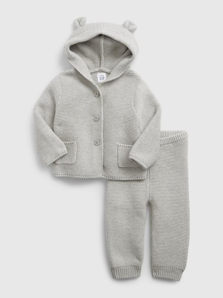 Baby Bear Sweater Outfit Set