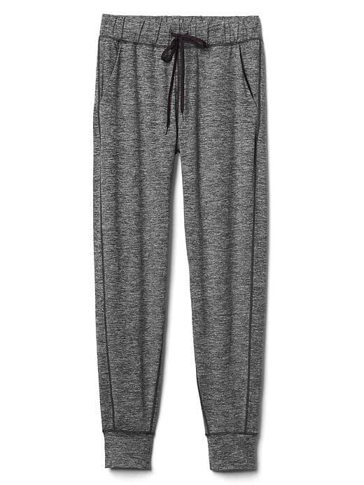 Gap Women Soft Brushed Tech Jersey Joggers - Medium Grey Heather