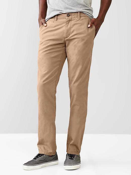 Gap Men Lived In Slim Khaki - Cream Caramel