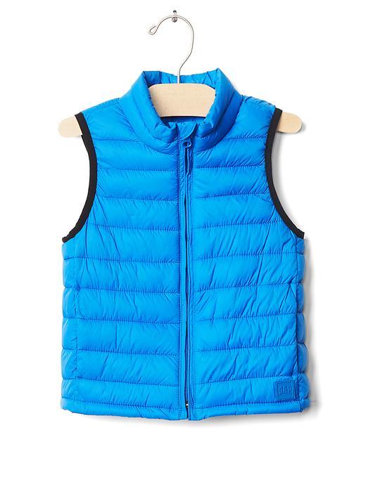 Gap Coldcontrol Lite Quilted Vest - Blue Streak