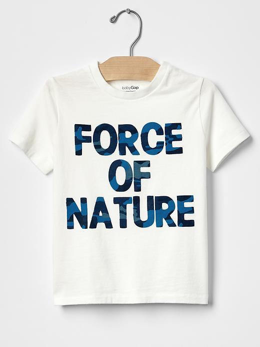 Gap Graphic Crew Tee - New Off White