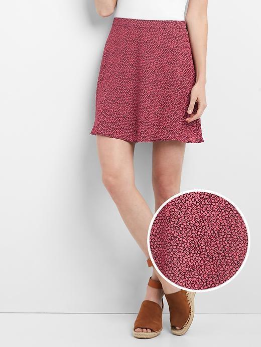 Gap Floral Print Circle Skirt - Pink Floral