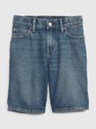 Kids '90s Loose Denim Shorts With Washwell