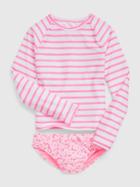 Kids Recycled Rashguard Swim Two-piece