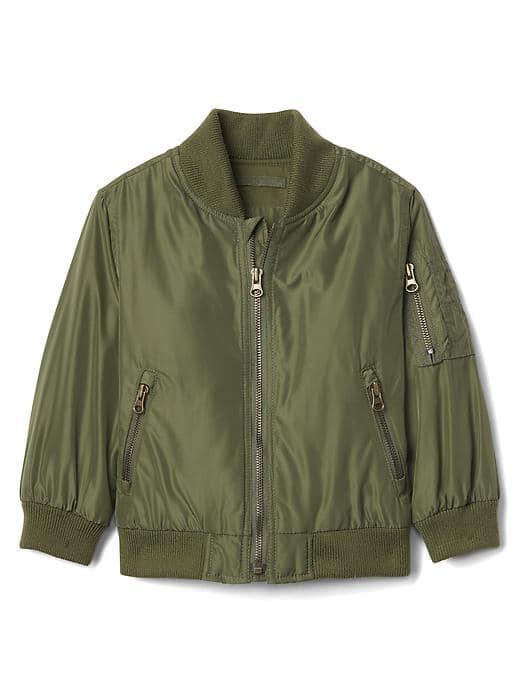 Gap Twill Flight Jacket - Desert Cactus