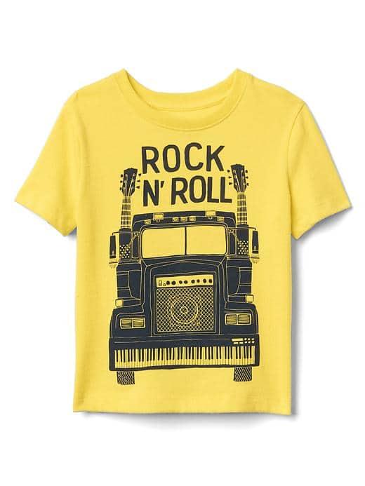 Gap Graphic Short Sleeve Tee - Yellow Jacket