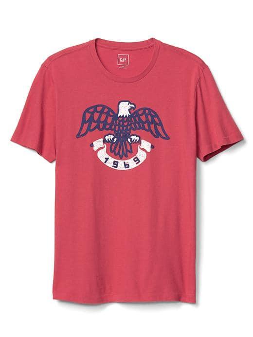 Gap Men Graphic Crewneck Tee - Eagle 1969