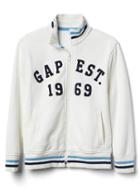 Gap Women Logo Mockneck Jacket - New Off White