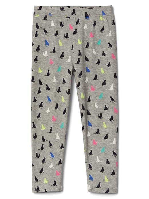 Gap Print Stretch Jersey Leggings - Cat