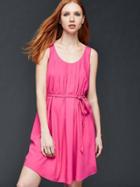 Gap Women Silky Scoop Dress - Palm Springs Pink
