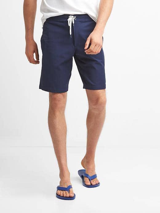 Gap Men Solid Board Shorts 10 - Tapestry Navy