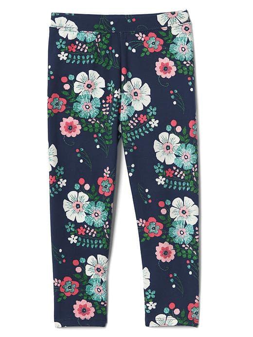 Gap Print Stretch Jersey Capris - Fall Floral