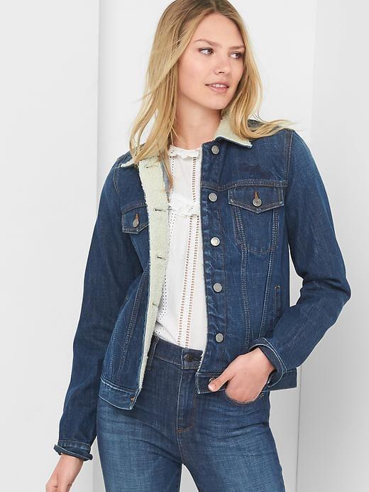 Gap Americana Logo Icon Jacket - Dark Indigo