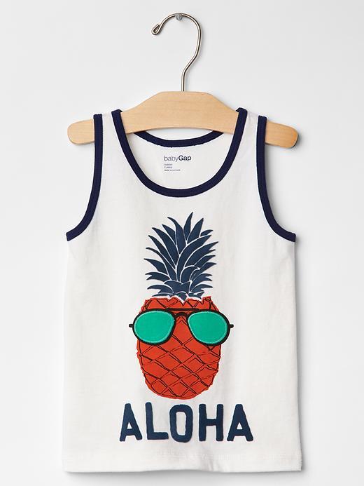 Gap Graphic Tank - New Off White