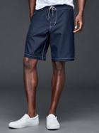 Gap Men Solid Boardshorts - Midnight