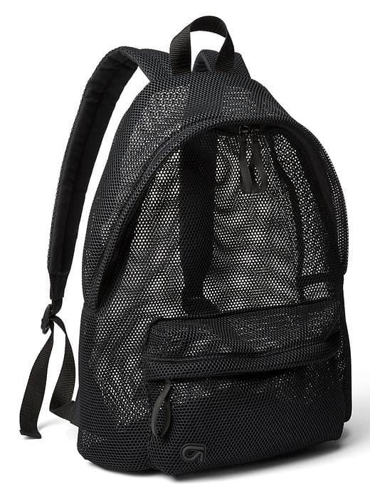 Gap Men Gapfit Mesh Backpack - True Black
