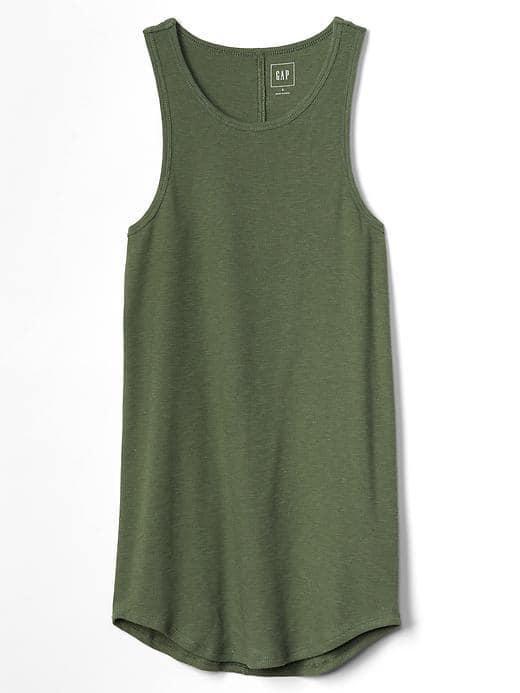 Gap Women Rib Knit Tank - Twig