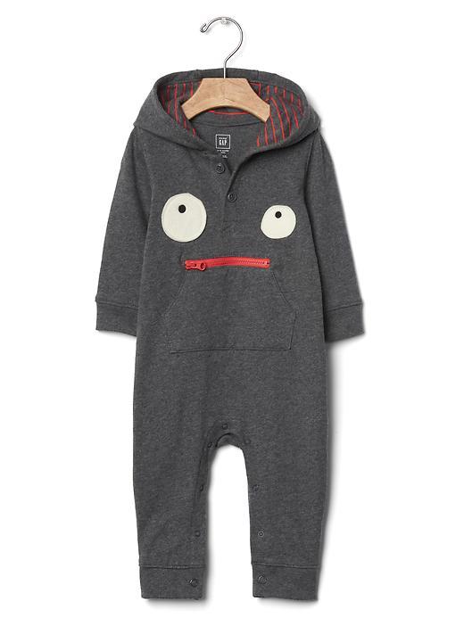 Gap Googly Eye Hoodie One Piece - Graphite