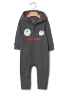 Gap Googly Eye Hoodie One Piece - Graphite