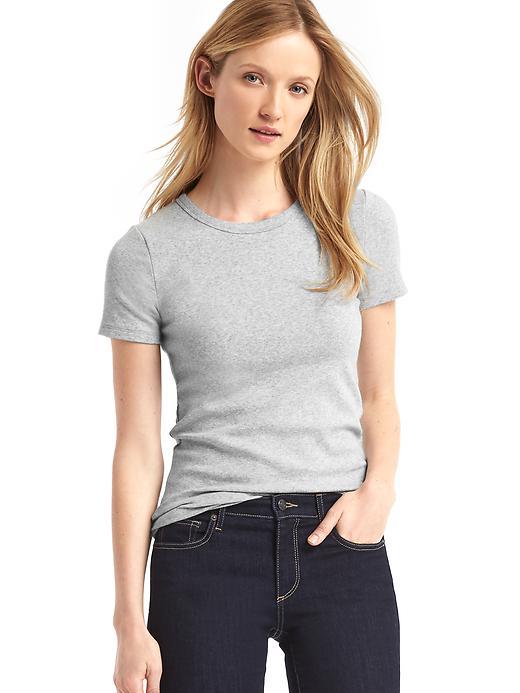 Gap Modern Crew Tee - New Heather Grey