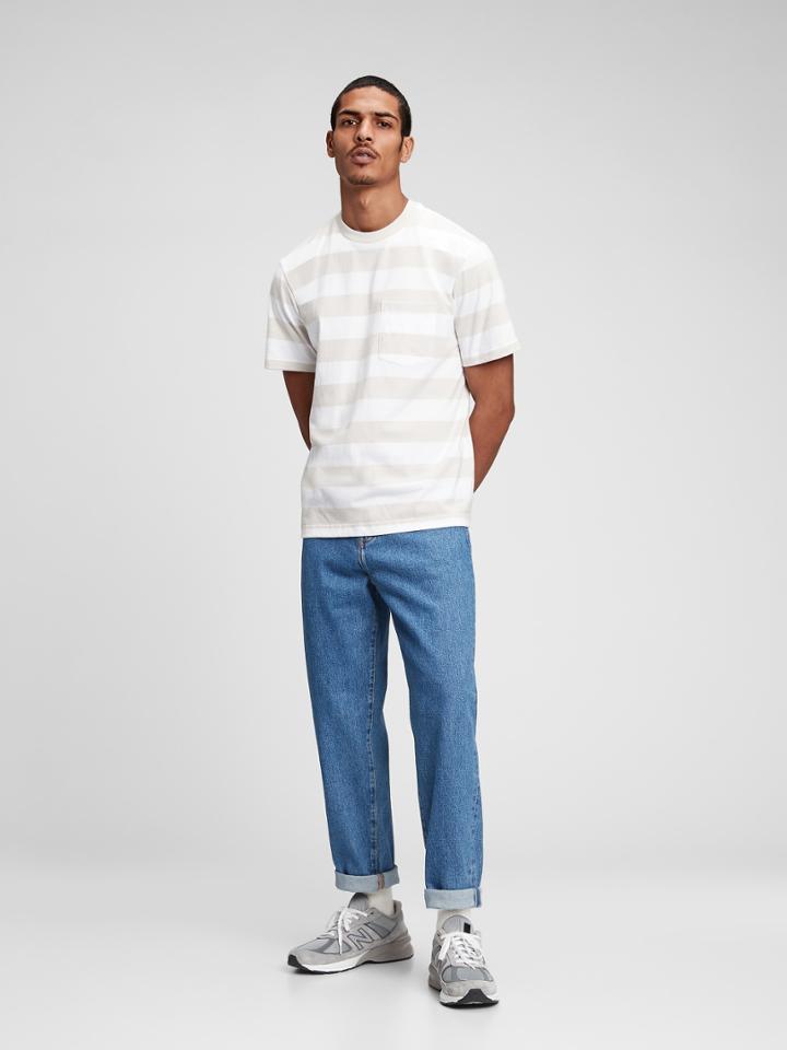 Gapflex Relaxed Taper Jeans With Washwell