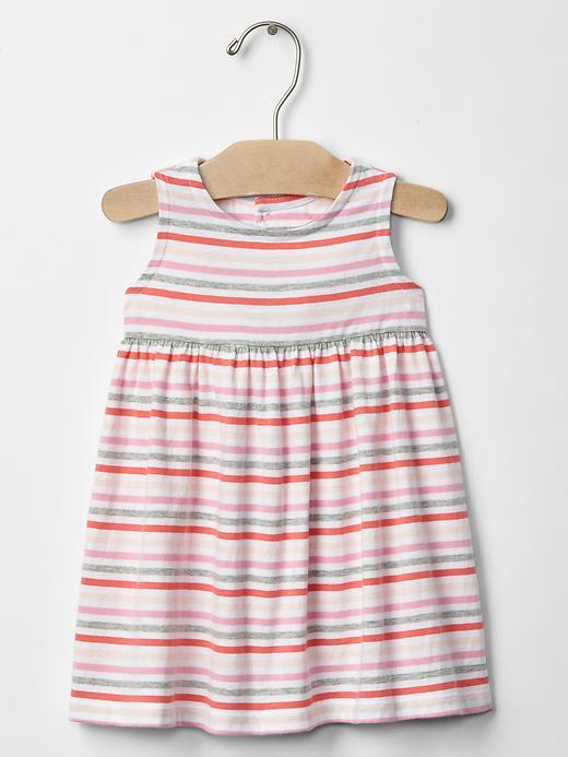 Gap Stripe Open Back Tank Dress - Multi Stripe