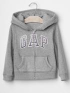 Gap Pro Fleece Logo Zip Hoodie - Light Heather Gray
