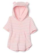 Gap Women Bear Hoodie Cover Up - Pink Cameo