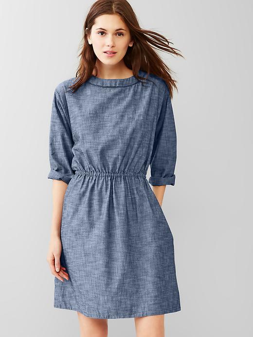 Gap Chambray Relaxed Dress - Chambray