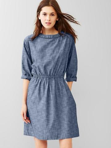 Gap Chambray Relaxed Dress - Chambray