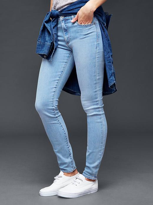 Gap Women 1969 True Skinny Stretch Jeans - Light Indigo