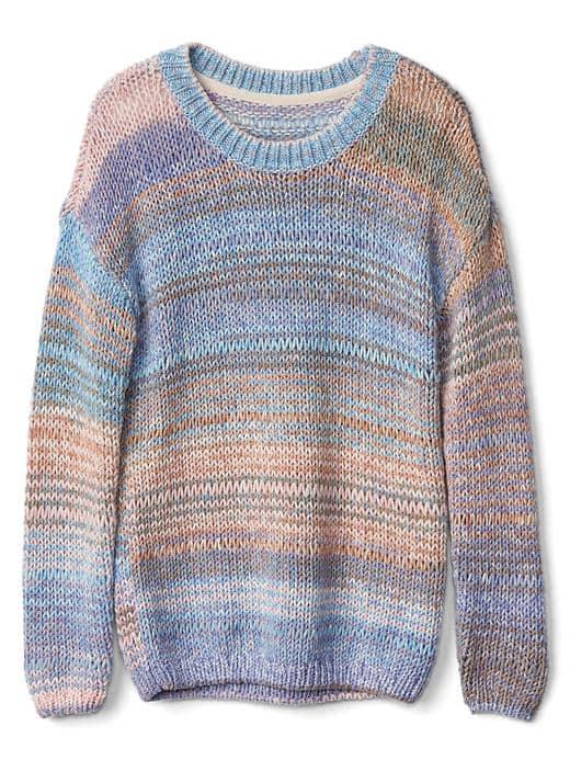 Gap Women Chunky Multi Dyed Sweater - Pink
