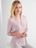 Gap Women Pure Body Lightweight Sleep Shirt - Pale Plum Dots