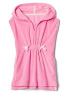 Gap Terry Hoodie Cover Up - Neon Light Pink
