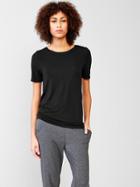 Gap Pure Body Essentials Short Sleeve Tee - True Black