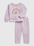 Toddler Rainbow Two-piece Sweat Set