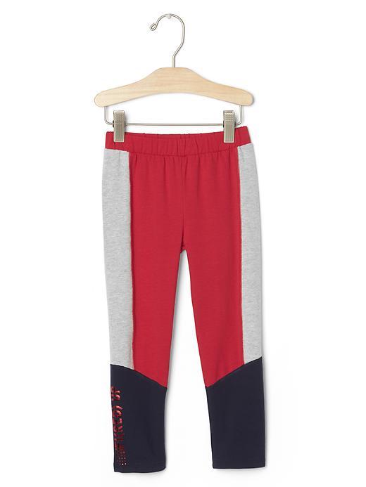 Gap Babygap X Red Colorblock Leggings - Red