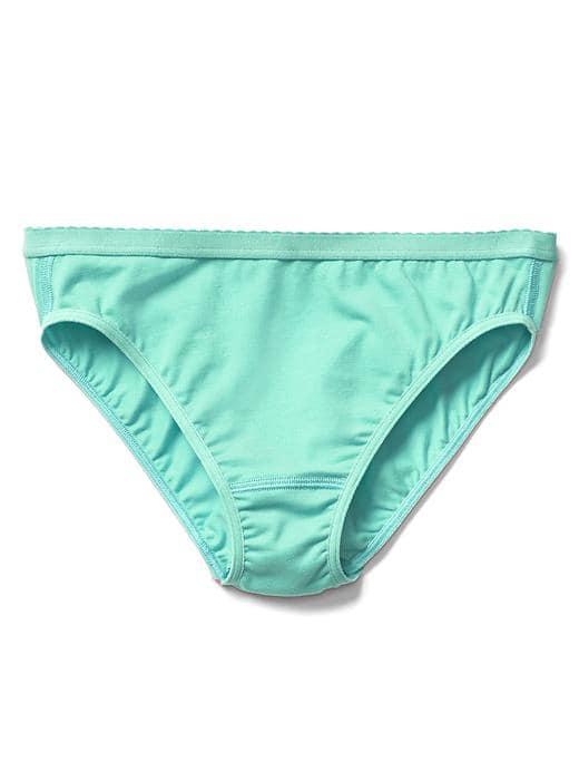 Gap Women High Cut Logo Bikini - Aqua Tide