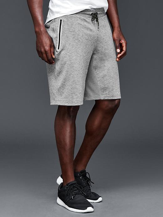 Gap Men French Terry Fleece Shorts - Heather Grey