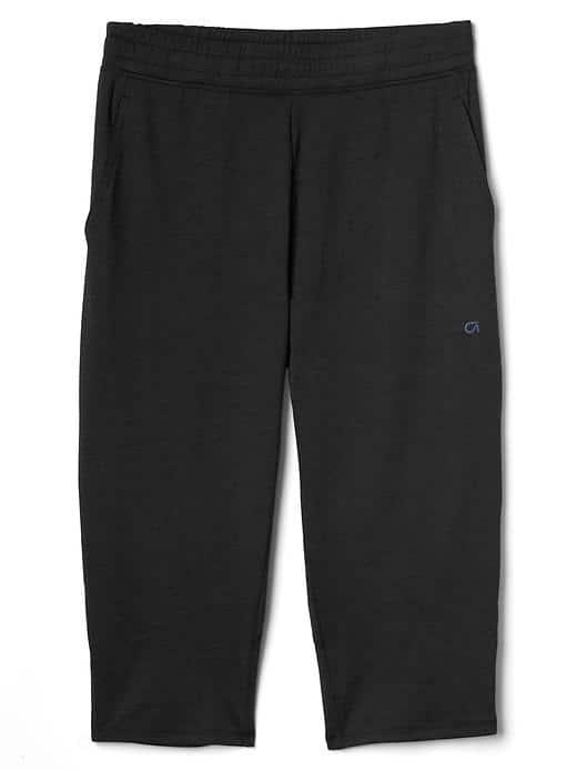 Gap Men Brushed Jersey Crop Pants - True Black