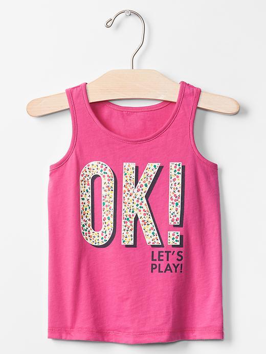 Gap Boardwalk Graphic Tank - Happy Pink
