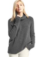 Gap Chunky Turtleneck Sweater - Charcoal Heather