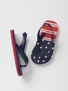 Gap Americana Flip Flops - Pure Red