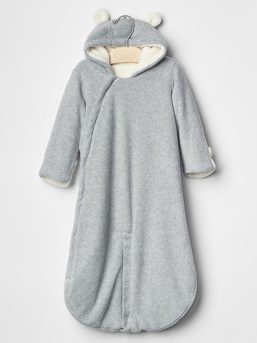 Gap Fleece Convertible Bear Bundler - Gray