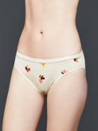 Gap Women High Cut Stripe Bikini - Autumn Bloom