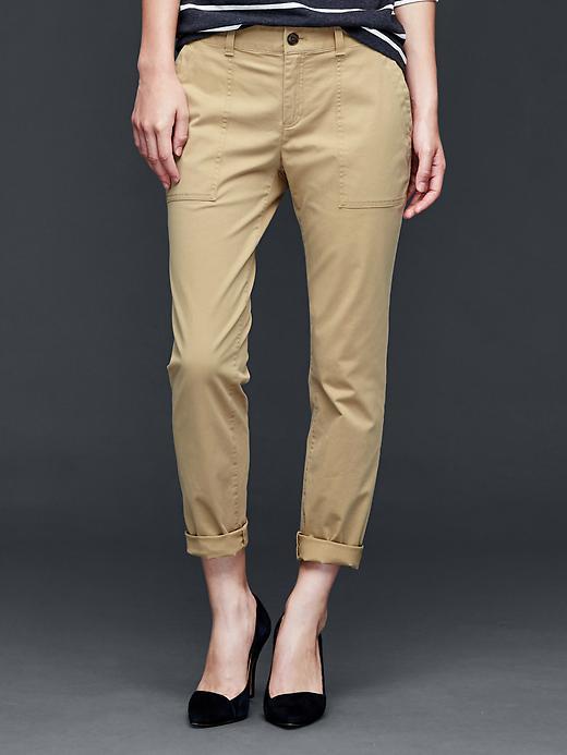 Gap Women Utility Chino - Cargo Khaki
